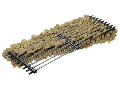 Mono directional geogrids for reinforcement Tenax TT