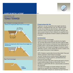 Procedura di posa geocelle per il controllo dell'erosione Tenax Tenweb