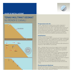 Procedura di posa geostuoia Tenax Multimat