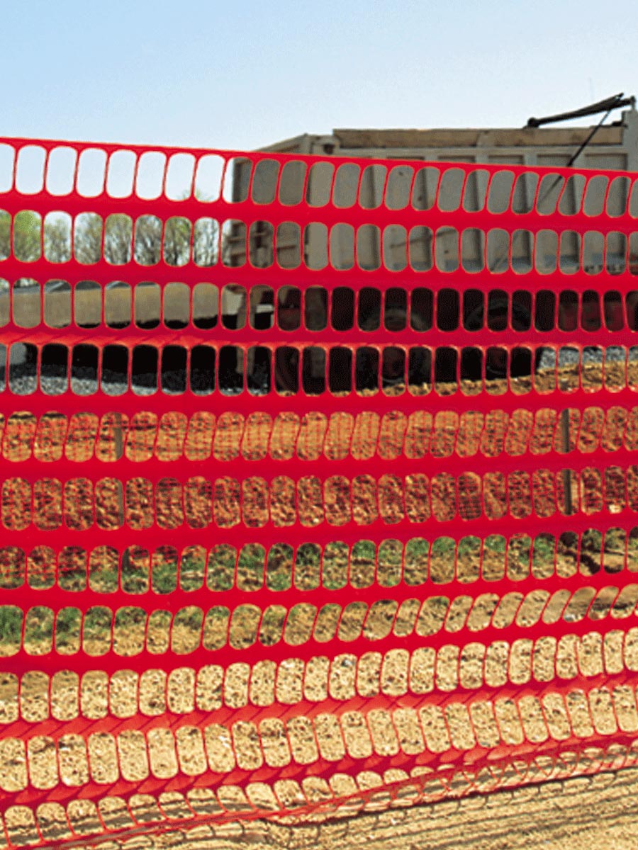 Tenax Guardian orange safety fence